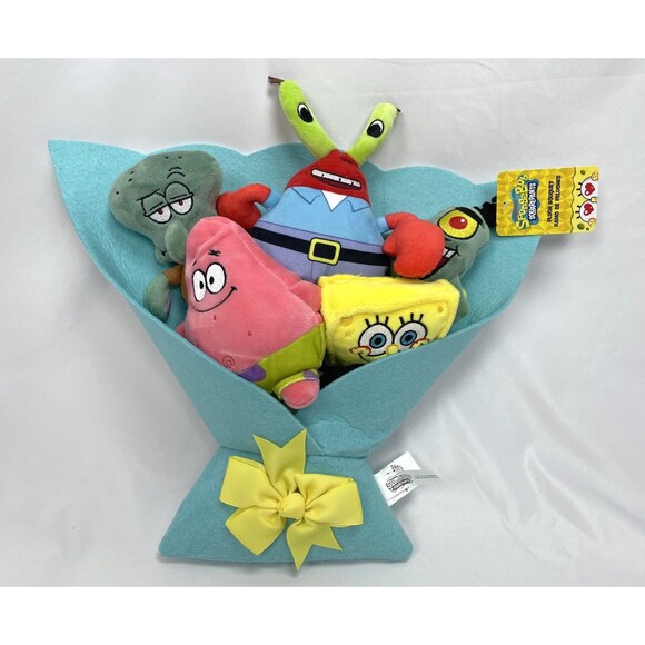 Ruz SpongeBob SquarePants BIkini Bottom Plush Bouquet Valentine’s Day Patrick